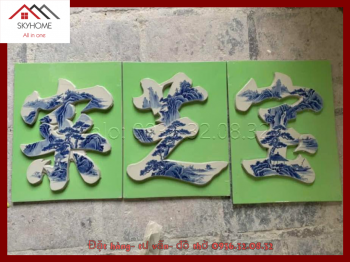 Hoành phi câu đối nhà thờ họ Đồng chữ Bảo- Chi- Thái